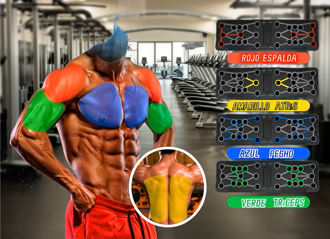 Flexion Pro Board+Bandas Elásticas y Rodillo AB (GRATIS)