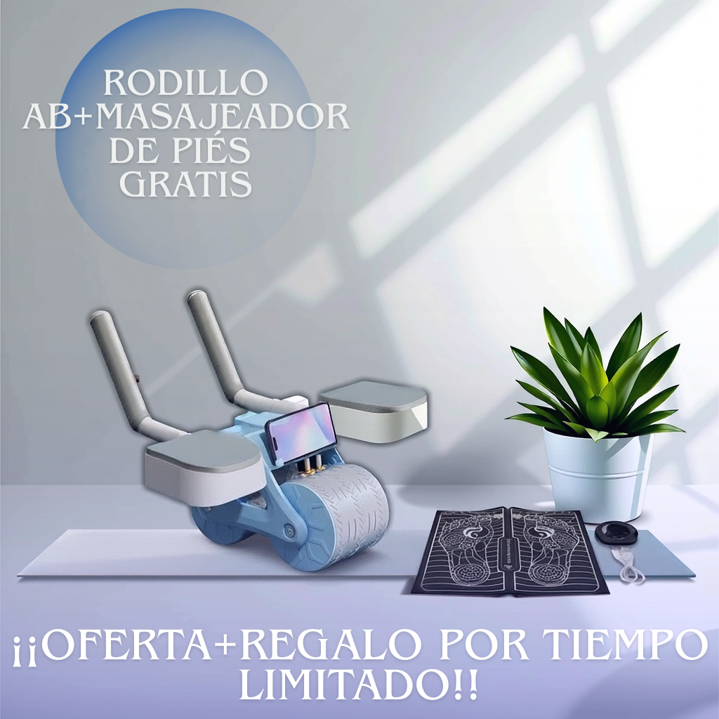 Rodillo AB Roller + Masajeador De Piés NEMS (Grátis)