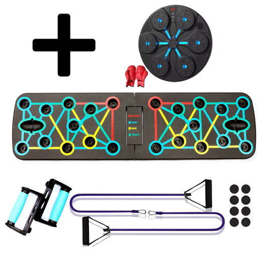 Flexion Pro Board+Maquina De Boxeo+Guantes